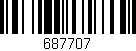 Código de barras (EAN, GTIN, SKU, ISBN): '687707'