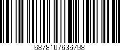 Código de barras (EAN, GTIN, SKU, ISBN): '6878107636798'