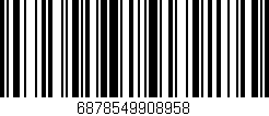 Código de barras (EAN, GTIN, SKU, ISBN): '6878549908958'