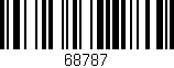 Código de barras (EAN, GTIN, SKU, ISBN): '68787'