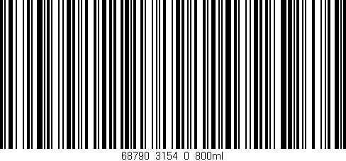 Código de barras (EAN, GTIN, SKU, ISBN): '68790_3154_0_800ml'