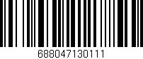 Código de barras (EAN, GTIN, SKU, ISBN): '688047130111'
