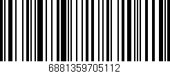 Código de barras (EAN, GTIN, SKU, ISBN): '6881359705112'