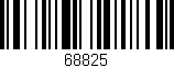 Código de barras (EAN, GTIN, SKU, ISBN): '68825'