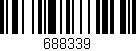 Código de barras (EAN, GTIN, SKU, ISBN): '688339'