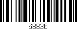 Código de barras (EAN, GTIN, SKU, ISBN): '68836'