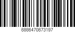 Código de barras (EAN, GTIN, SKU, ISBN): '6886470673197'
