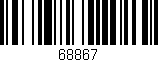 Código de barras (EAN, GTIN, SKU, ISBN): '68867'