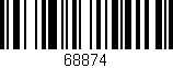 Código de barras (EAN, GTIN, SKU, ISBN): '68874'