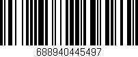 Código de barras (EAN, GTIN, SKU, ISBN): '688940445497'
