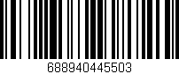 Código de barras (EAN, GTIN, SKU, ISBN): '688940445503'