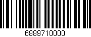 Código de barras (EAN, GTIN, SKU, ISBN): '6889710000'