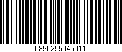 Código de barras (EAN, GTIN, SKU, ISBN): '6890255945911'