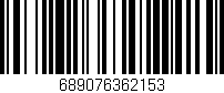 Código de barras (EAN, GTIN, SKU, ISBN): '689076362153'