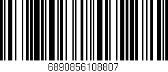 Código de barras (EAN, GTIN, SKU, ISBN): '6890856108807'