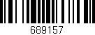 Código de barras (EAN, GTIN, SKU, ISBN): '689157'