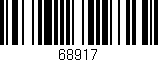Código de barras (EAN, GTIN, SKU, ISBN): '68917'