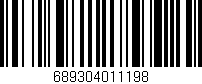Código de barras (EAN, GTIN, SKU, ISBN): '689304011198'