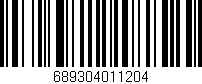 Código de barras (EAN, GTIN, SKU, ISBN): '689304011204'