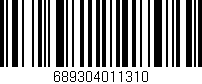Código de barras (EAN, GTIN, SKU, ISBN): '689304011310'