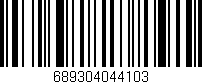 Código de barras (EAN, GTIN, SKU, ISBN): '689304044103'