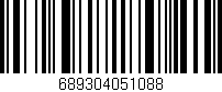 Código de barras (EAN, GTIN, SKU, ISBN): '689304051088'