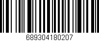 Código de barras (EAN, GTIN, SKU, ISBN): '689304180207'