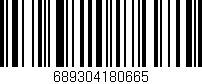 Código de barras (EAN, GTIN, SKU, ISBN): '689304180665'