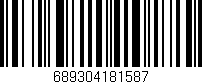 Código de barras (EAN, GTIN, SKU, ISBN): '689304181587'