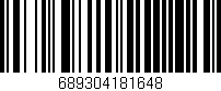 Código de barras (EAN, GTIN, SKU, ISBN): '689304181648'