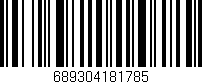 Código de barras (EAN, GTIN, SKU, ISBN): '689304181785'