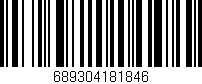 Código de barras (EAN, GTIN, SKU, ISBN): '689304181846'