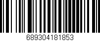 Código de barras (EAN, GTIN, SKU, ISBN): '689304181853'