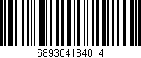 Código de barras (EAN, GTIN, SKU, ISBN): '689304184014'