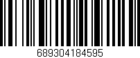 Código de barras (EAN, GTIN, SKU, ISBN): '689304184595'