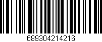 Código de barras (EAN, GTIN, SKU, ISBN): '689304214216'