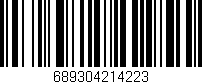 Código de barras (EAN, GTIN, SKU, ISBN): '689304214223'