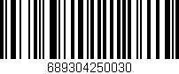 Código de barras (EAN, GTIN, SKU, ISBN): '689304250030'