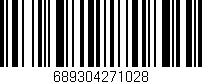 Código de barras (EAN, GTIN, SKU, ISBN): '689304271028'