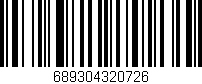 Código de barras (EAN, GTIN, SKU, ISBN): '689304320726'
