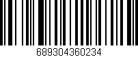 Código de barras (EAN, GTIN, SKU, ISBN): '689304360234'