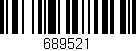 Código de barras (EAN, GTIN, SKU, ISBN): '689521'