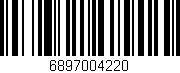 Código de barras (EAN, GTIN, SKU, ISBN): '6897004220'