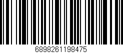 Código de barras (EAN, GTIN, SKU, ISBN): '6898261198475'