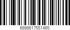 Código de barras (EAN, GTIN, SKU, ISBN): '6898617551465'