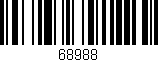 Código de barras (EAN, GTIN, SKU, ISBN): '68988'