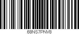 Código de barras (EAN, GTIN, SKU, ISBN): '68NS7PNV8'