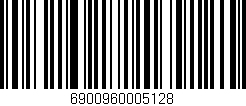 Código de barras (EAN, GTIN, SKU, ISBN): '6900960005128'