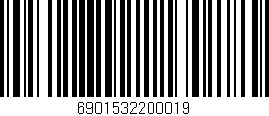 Código de barras (EAN, GTIN, SKU, ISBN): '6901532200019'