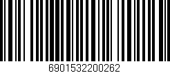 Código de barras (EAN, GTIN, SKU, ISBN): '6901532200262'